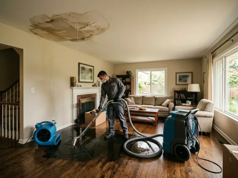 attic-pipe-burst-ceiling-drip-008 — frequently asked questions, Water Damage Restoration & Carpet Care in De Pere, WI